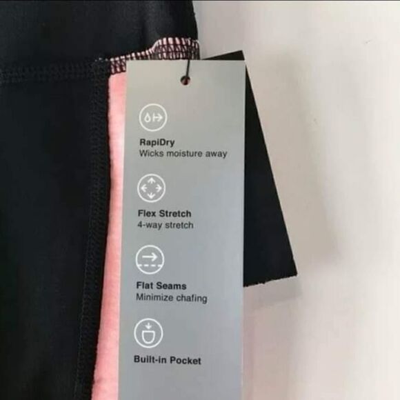 Ideology Womens Colorblocked Cropped Leggings - Picture 3 of 4